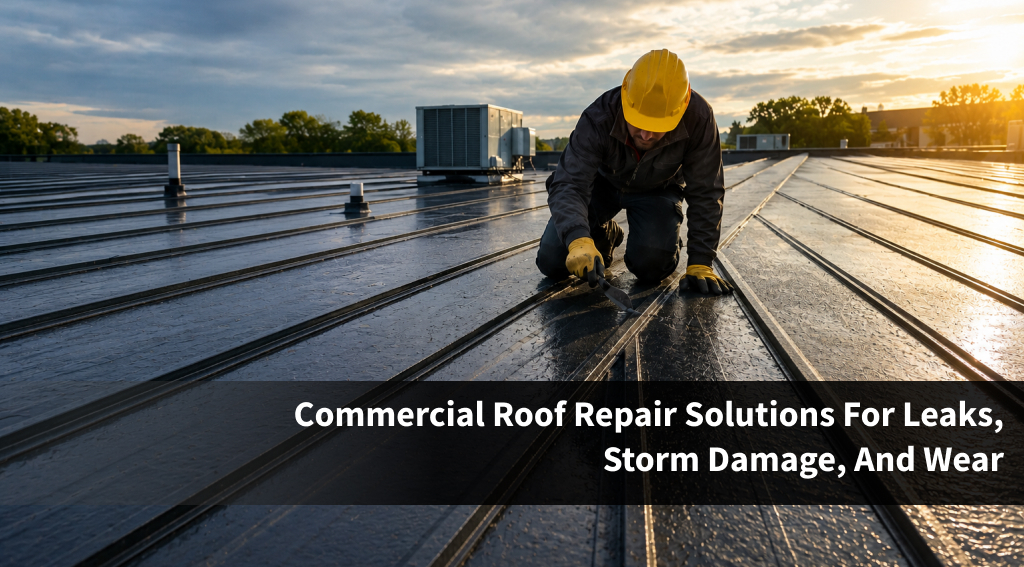 Commercial Roof Repair Solutions for Leaks, Storm Damage, and Wear