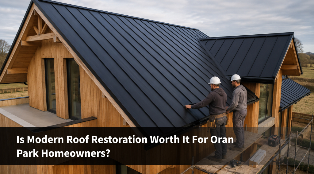 modern roof restoration Oran Park